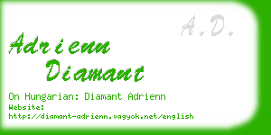 adrienn diamant business card